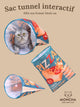 Jeu chat sac tunnel interactif